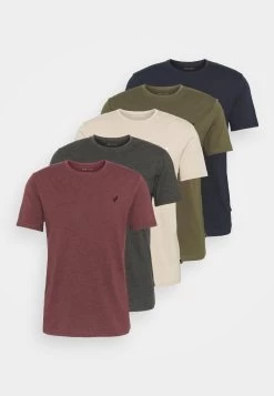 Pier One 5 PACK – T-shirt Basique Prix Gelé T-shirts Col Rond Homme -Pier One 0f912bddd05048f8b5cda3d15e55e149