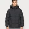 Pier One BASIC PUFFER JACKET WITH CONTRAST HOOD – Veste D’hiver Prix Accessible Vestes Capuche Homme