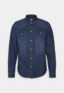 Pier One DENIM SHIRT – Chemise Soldes Chemises Col Kent Homme