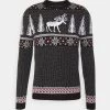 Prix Acceptable Pier One WINTERY CHRISTMAS JUMPER – Pullover Pulls & Gilets Col Rond Homme