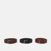 Pier One Discount En Ligne 3 PACK UNISEX – Ceinture Ceintures Boucle Ardillon