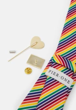 Prix Dégriffé Pier One PRIDE RAINBOW PINS SET – Cravate Cravates Et Nœuds Papillon Multicolore Homme -Pier One 279b4fb9be4742b397bb4f4483afc6c6