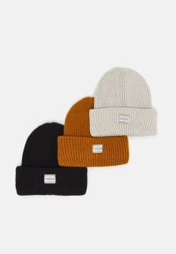 Pier One 3 PACK UNISEX – Bonnet Meilleure Qualité Casquettes, Bonnets Et Chapeaux Couleur Unie