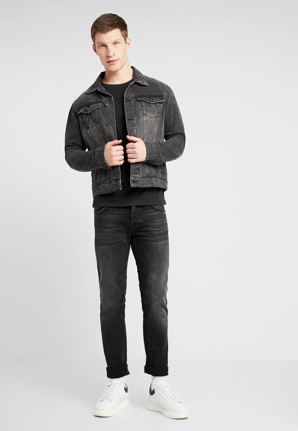 Pier One Vendre T-shirt à Manches Longues T-shirts Col Rond Homme 2 Pier One Vendre T-shirt à Manches Longues T-shirts Col Rond Homme – Image 2