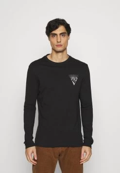 Pier One Bas Prix T-shirt à Manches Longues T-shirts Col Rond Homme