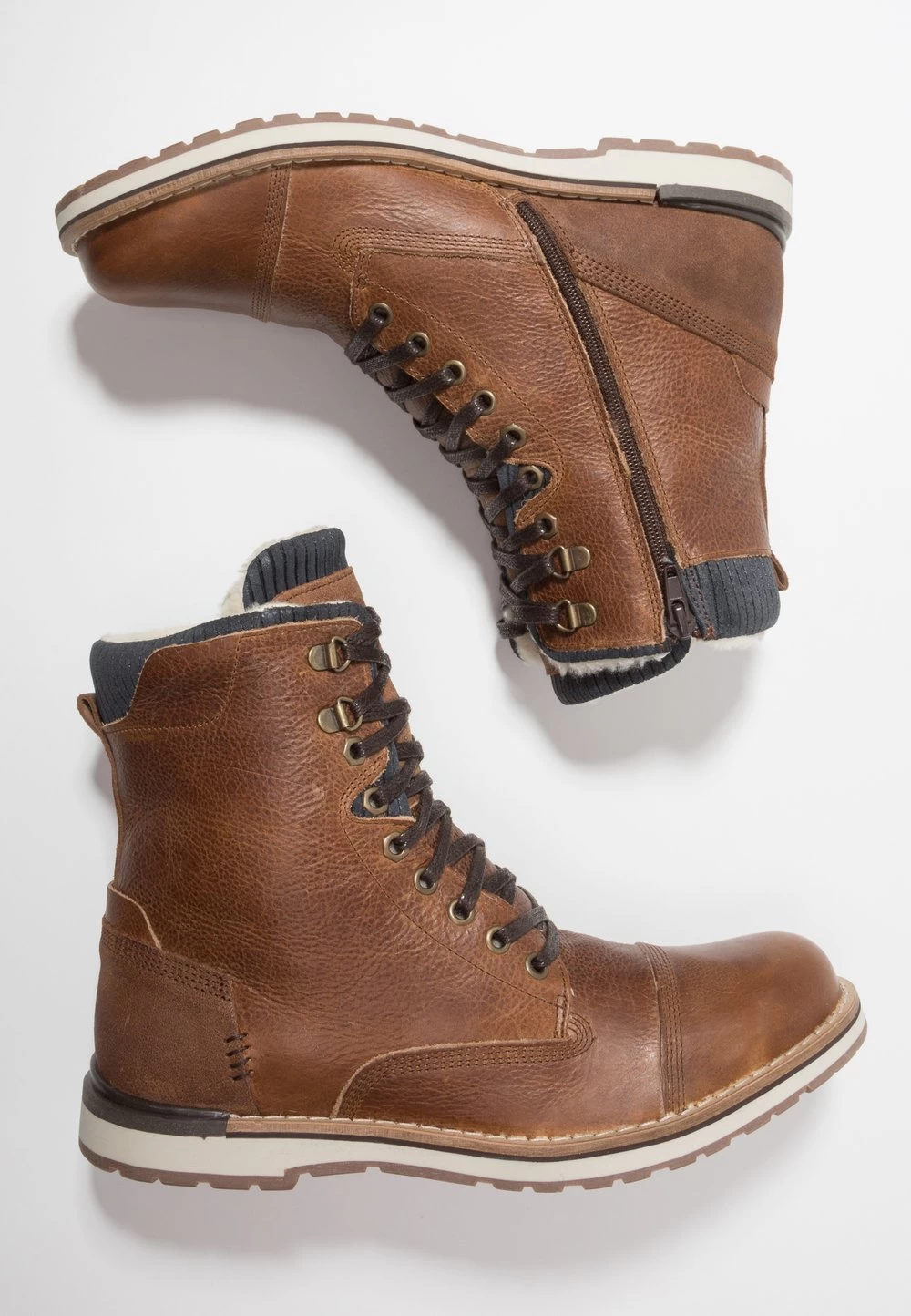 Bon Rapport Coût-Efficacité Pier One Bottines à Lacets Bottes Rond Homme 2 Bon Rapport Coût-Efficacité Pier One Bottines à Lacets Bottes Rond Homme – Image 2