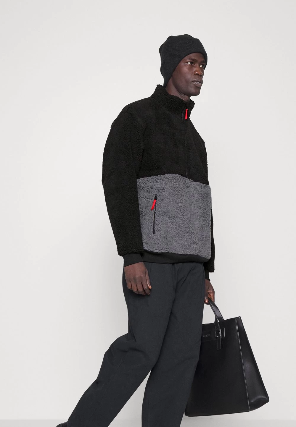 Prix Avantageux Pier One Sweat Polaire Sweats & Hoodies Col Camionneur Homme 4 Prix Avantageux Pier One Sweat Polaire Sweats & Hoodies Col Camionneur Homme – Image 4