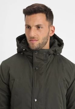 Pier One Qualité Supérieure Parka Manteaux Capuche Homme -Pier One 5b1d553848a2488580dceb82bf6ebd7d