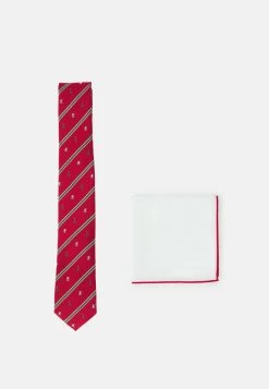 Pier One QualitĂ© Garantie 100% CHRISTMAS GIFT SET â Cravate Cravates Et NĆuds Papillon Rayures Homme