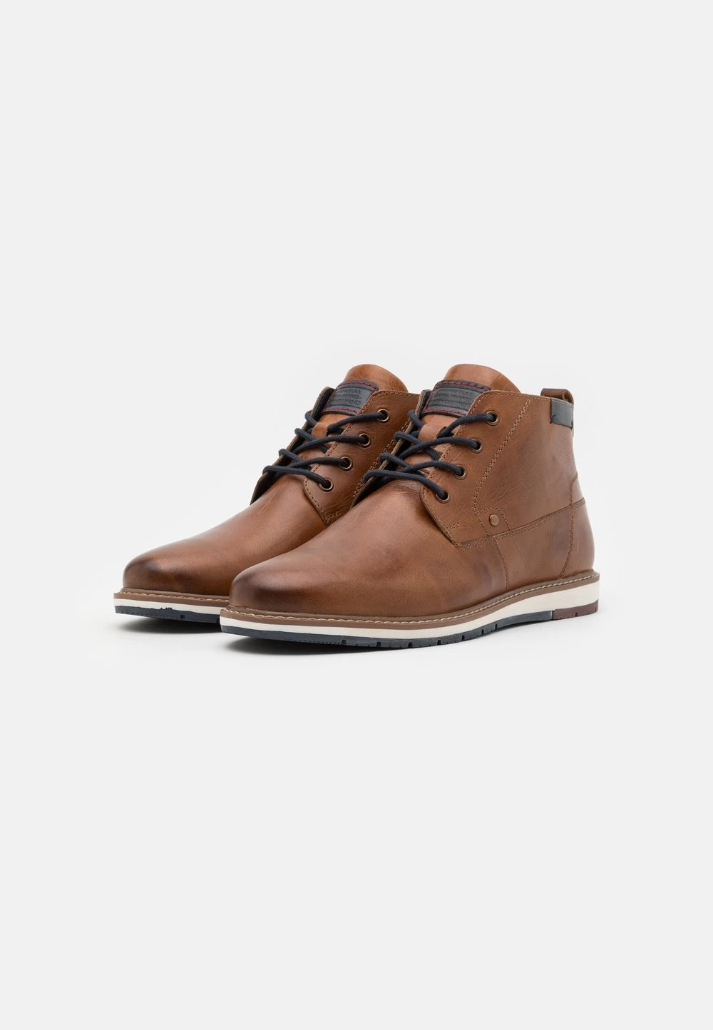 Pier One LEATHER – Bottines à Lacets Meilleure Qualité Boots Et Bottes Rond Homme 2 Pier One LEATHER – Bottines à Lacets Meilleure Qualité Boots Et Bottes Rond Homme – Image 2
