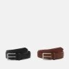 Petit Prix Pier One 2 PACK – Ceinture Ceintures Boucle Ardillon Homme