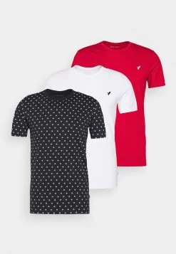 Pier One 3 PACK – T-shirt Imprimé Soldes En Ligne T-shirts & Polos Col Rond Homme