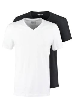 Pier One Prix Compétitif 2 PACK – T-shirt Basique T-shirts Col En V Profond Homme -Pier One 7f713aa7d0cf4680ab0acb77eb634838 2