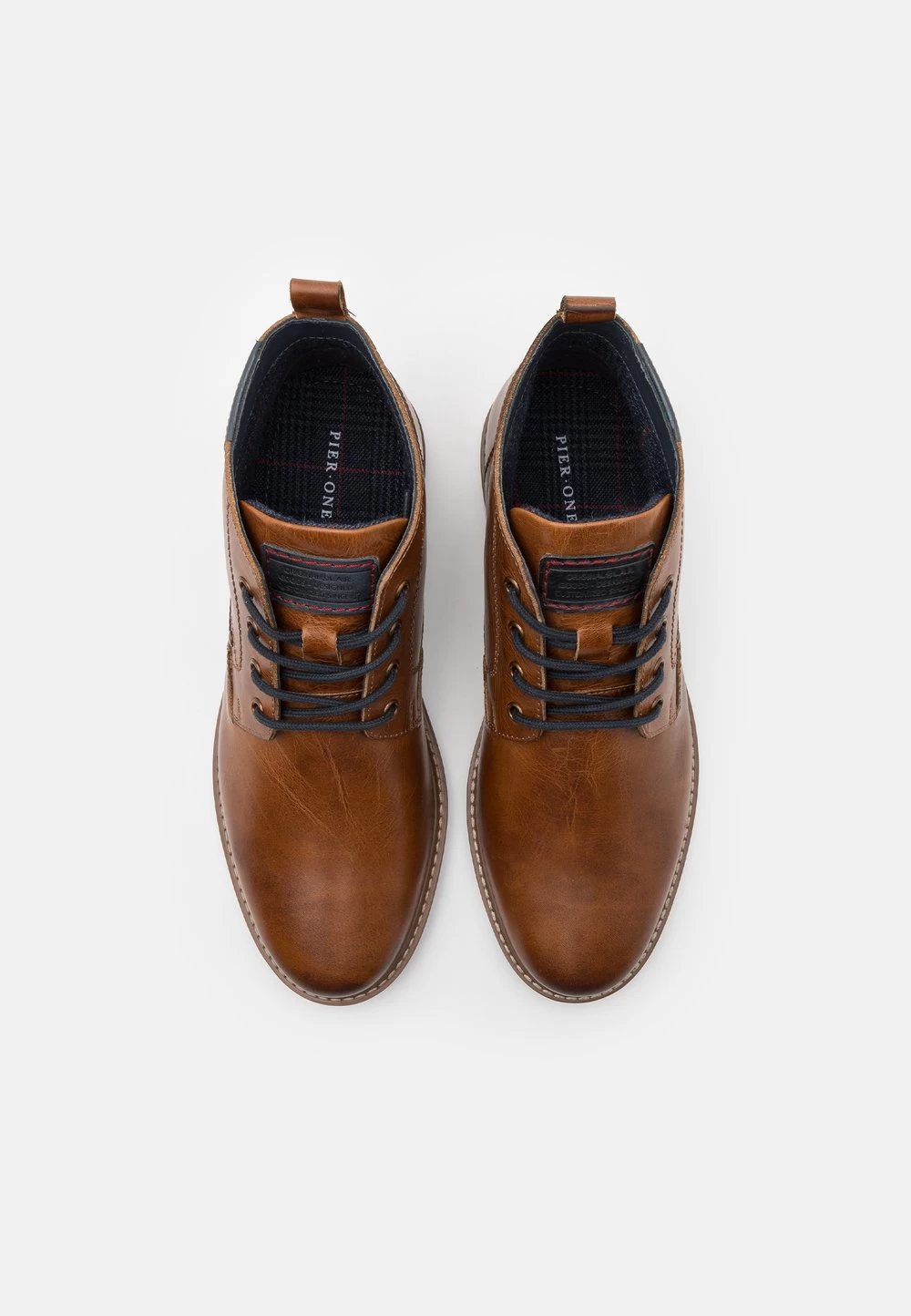 Pier One LEATHER – Bottines à Lacets Meilleure Qualité Boots Et Bottes Rond Homme 4 Pier One LEATHER – Bottines à Lacets Meilleure Qualité Boots Et Bottes Rond Homme – Image 4