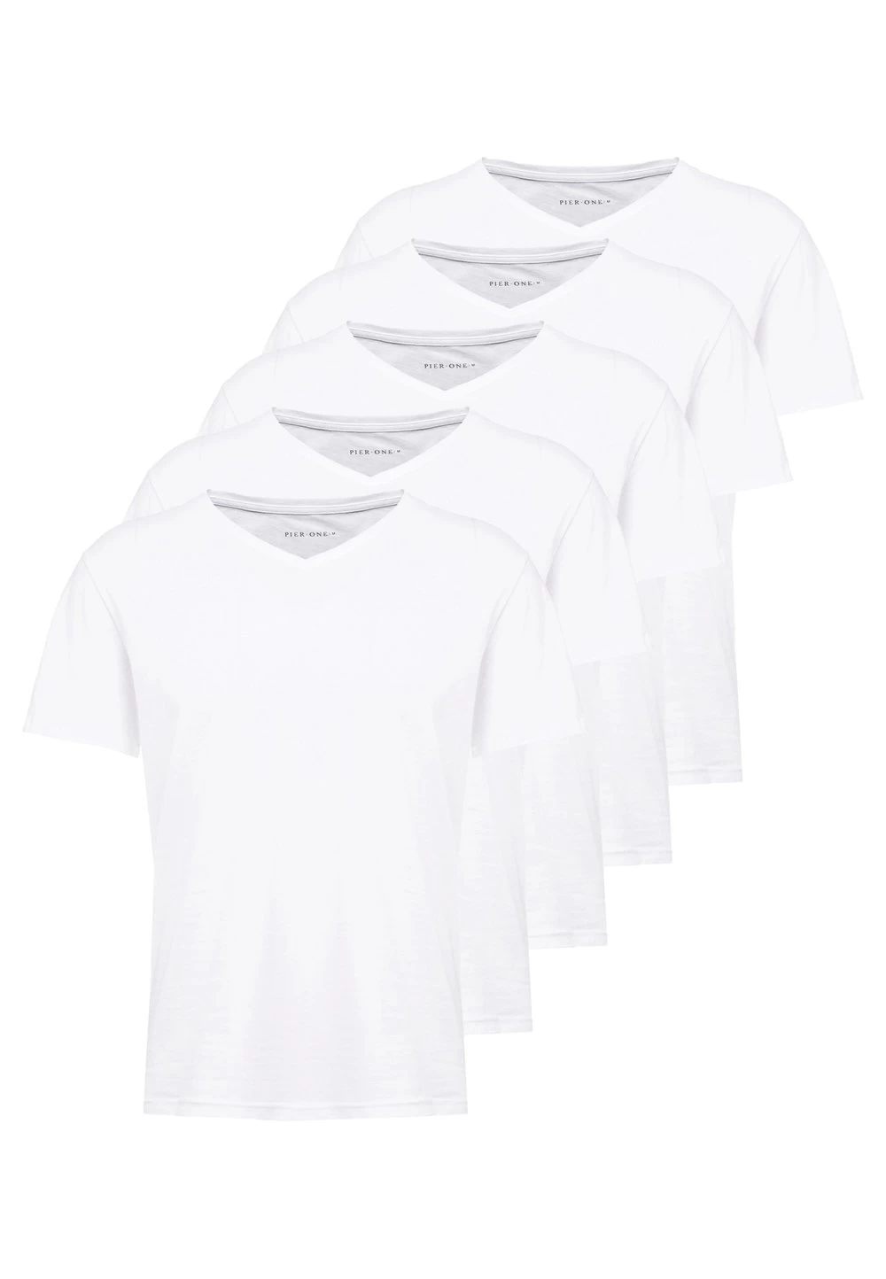 Pier One Qualité Garantie 5 PACK – T-shirt Basique T-shirts Col En V Homme 7 Pier One Qualité Garantie 5 PACK – T-shirt Basique T-shirts Col En V Homme – Image 7