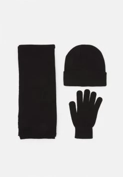 Prix Équitable Pier One SET – Écharpe Casquettes, Bonnets Et Chapeaux Couleur Unie Homme