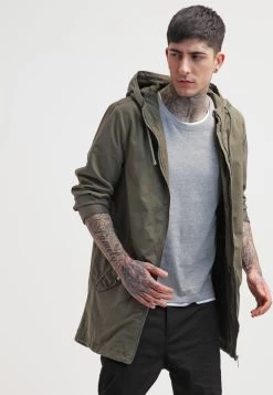 Qualité Fiable Pier One Parka Manteaux Capuche Homme