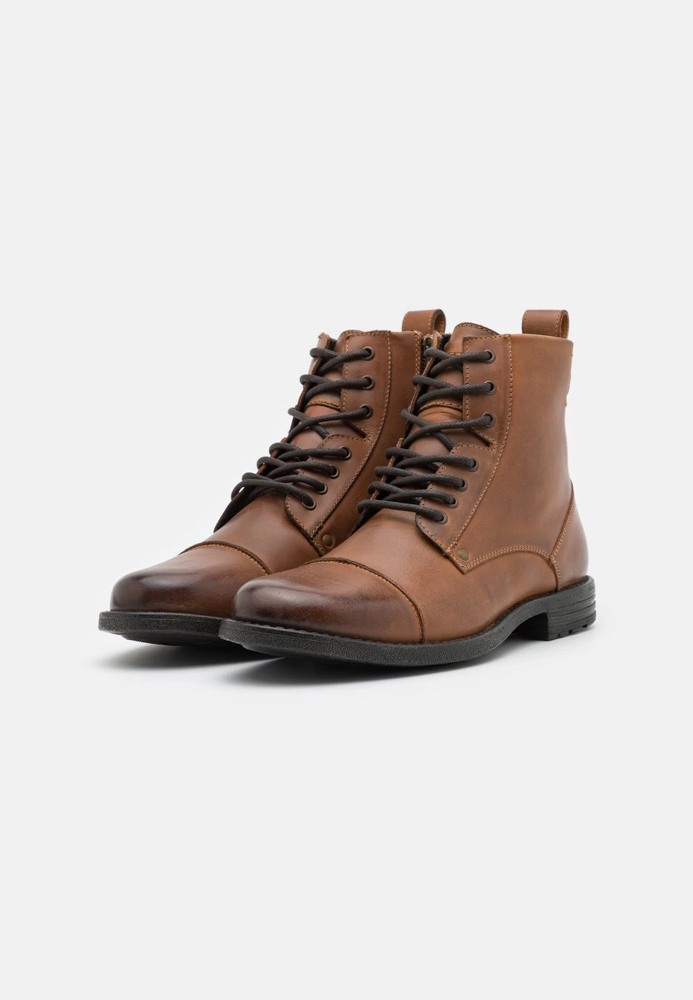 Pier One LEATHER – Bottines à Lacets Prix Exclusifs Bottes Rond Homme 2 Pier One LEATHER – Bottines à Lacets Prix Exclusifs Bottes Rond Homme – Image 2