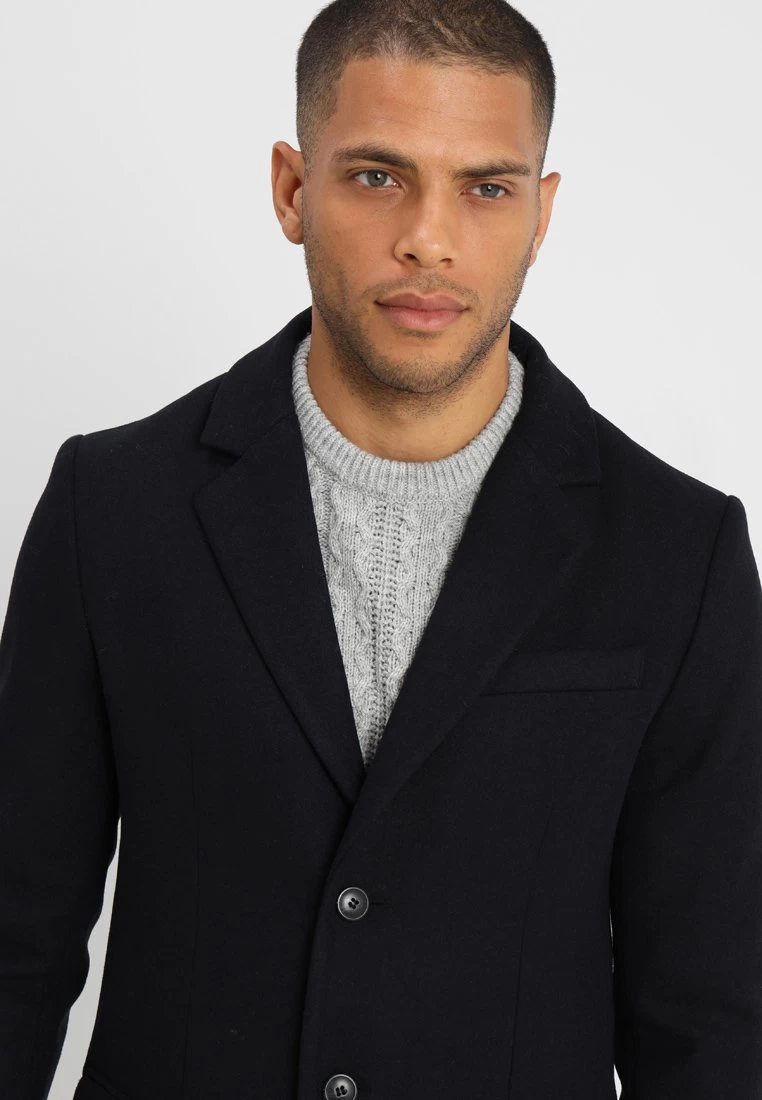 Pier One Qualité Garantie 100% Manteau Classique Manteaux Col Revers Homme 5 Pier One Qualité Garantie 100% Manteau Classique Manteaux Col Revers Homme – Image 5