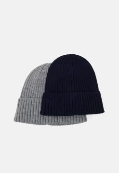 Pier One 2 PACK UNISEX – Bonnet Remise En Ligne Casquettes, Bonnets Et Chapeaux Couleur Unie
