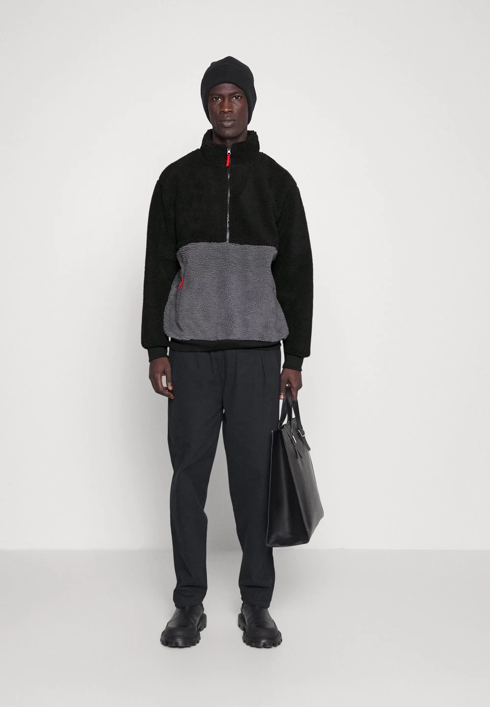 Prix Avantageux Pier One Sweat Polaire Sweats & Hoodies Col Camionneur Homme 2 Prix Avantageux Pier One Sweat Polaire Sweats & Hoodies Col Camionneur Homme – Image 2