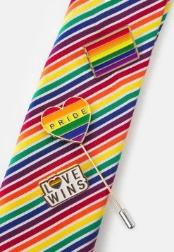 Prix Dégriffé Pier One PRIDE RAINBOW PINS SET – Cravate Cravates Et Nœuds Papillon Multicolore Homme -Pier One e1ab67e623df42319114c4c614c9166b