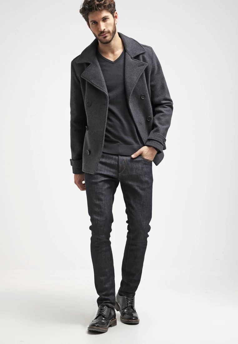 Pier One Prix Cassé Manteau Court Manteaux Col Revers Homme 2 Pier One Prix Cassé Manteau Court Manteaux Col Revers Homme – Image 2
