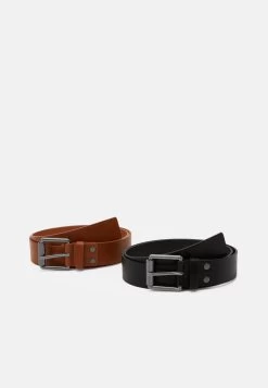 Prix Réduit Pier One 2 PACK – Ceinture Ceintures Boucle Ardillon Unisex