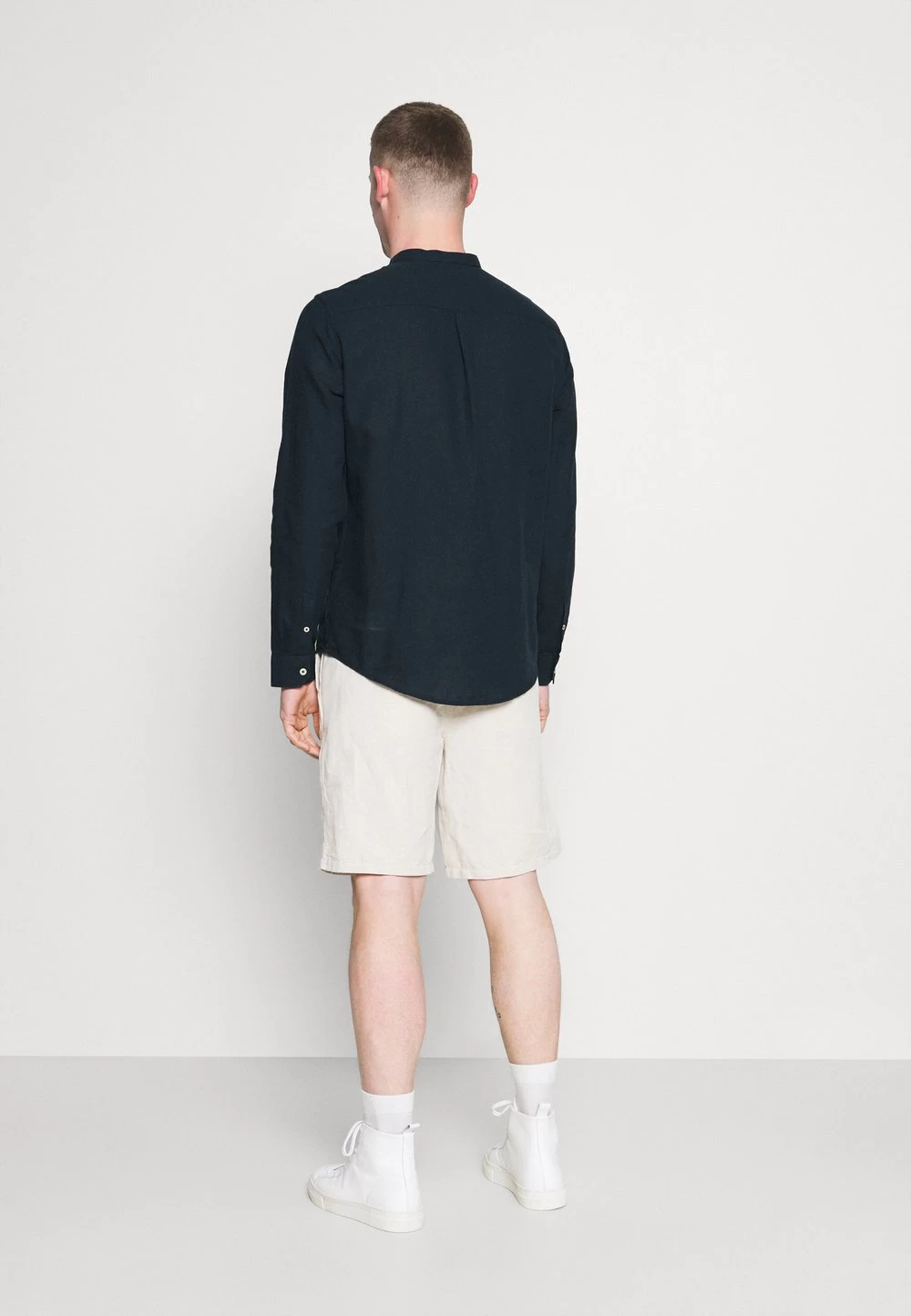 Pier One Qualité Supérieure Chemise Chemises Col Mao Homme 3 Pier One Qualité Supérieure Chemise Chemises Col Mao Homme – Image 3